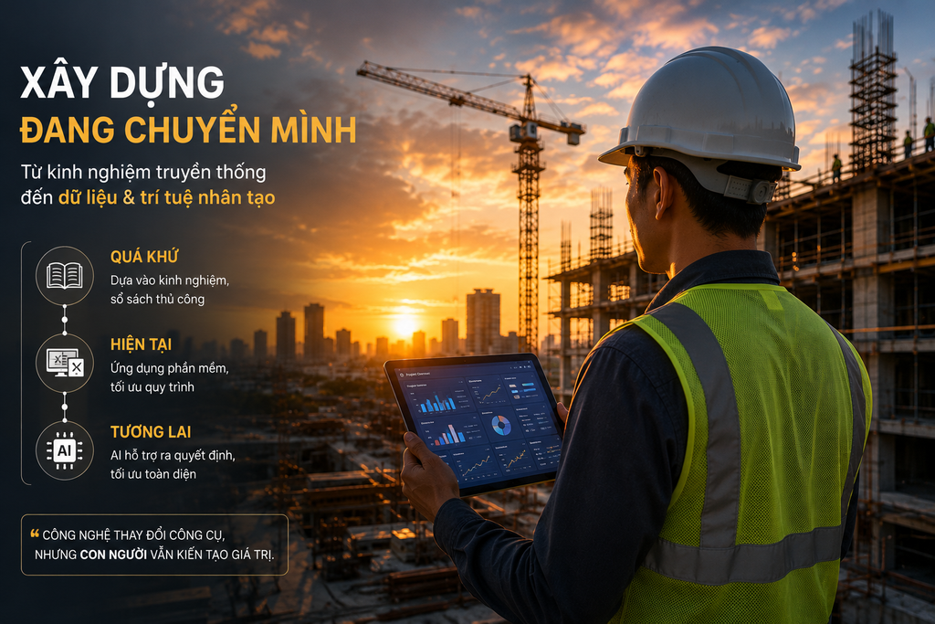 Xây dựng chuyển mình: từ kinh nghiệm sang dữ liệu