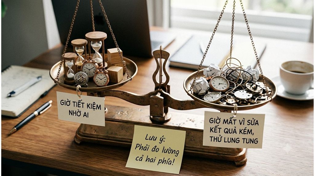 Cạm bẫy năng suất ảo khi dùng AI